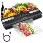 iLAFFUS Macchina Sottovuoto Alimenti Ricarica USB, Sigillatore Senza Fili 6 in 1