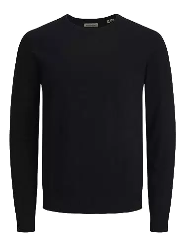 Jack & Jones Jjeemil Knit Crew Neck - Maglione Lavorato a Maglia Uomo