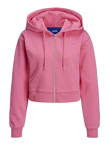 Jack & Jones Felpa Jxabbie con Zip e Cappuccio Uomo