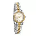 JewelryWe Orologio da polso al quarzo con calendario per lui e lei
