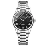 JewelryWe Orologio da Polso al Quarzo da Donna con Cinturino in Acciaio Inossidabile
