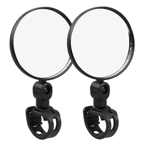 JSKWIKE Specchietto Retrovisore per Bicicletta 360° Regolabile per Manubrio