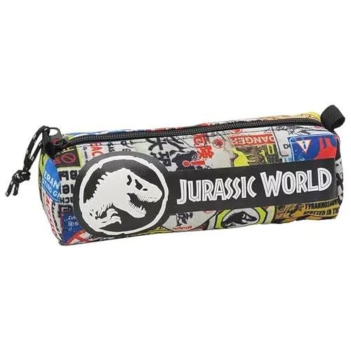 CyP Brands Jurassic World Astuccio Cilindrico Portapenne Unisex Scolastico