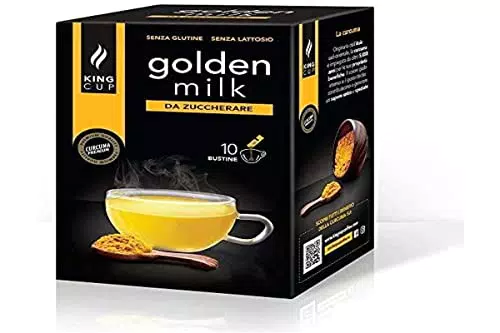 King Cup Golden Milk Solubile - Bevanda Senza Glutine e Senza Lattosio