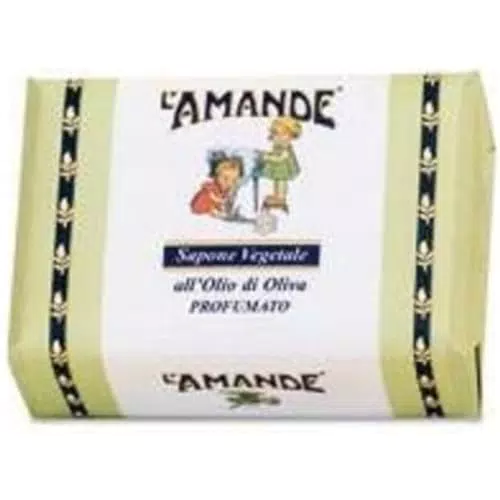 L'AMANDE Sapone Mani Vegetale Neutro per Pelli Sensibili, Idratante e Nutriente