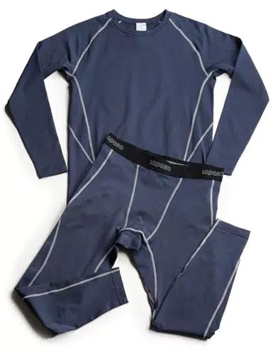 LAPASA Set Termico Uomo Leggero a Compressione in Pile Foderato M53