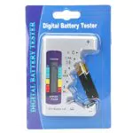 Tester Universale per Batterie Digitali - Verifica Volt per AA, AAA, 9V e Bottone