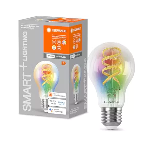 LEDVANCE Lampada LED SMART+ WIFI dimmerabile E27 forma a goccia 4,8W 470lm