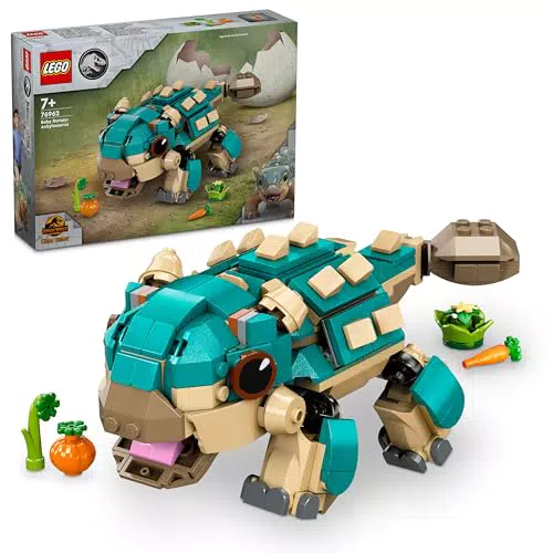 LEGO Jurassic World Baby Bumpy: Giocattolo Avventura per Bambini dai 7 Anni