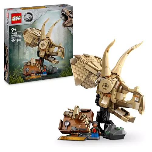 LEGO Jurassic World Teschio di Triceratopo - Giocattolo da Costruire 76969