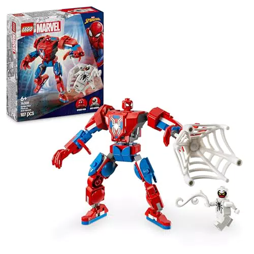 LEGO Marvel Mech di Spider-Man contro Anti-Venom - Action Figure per Bambini