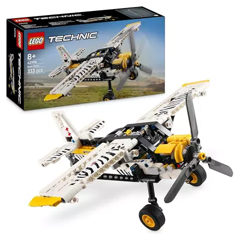LEGO Technic Aereo Bush - Aeroplano Giocattolo da Costruire per Bambini 42198