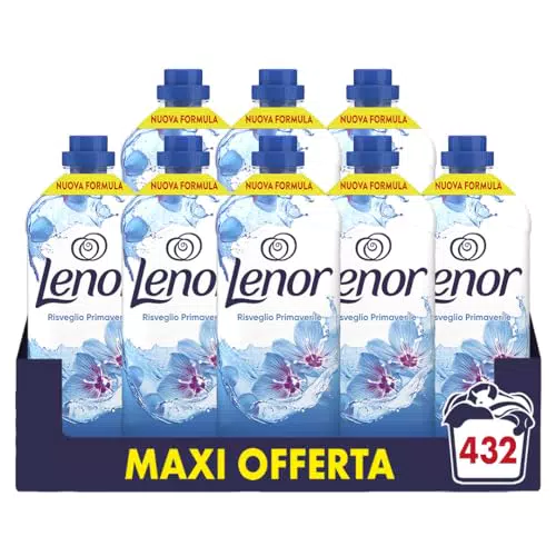 Lenor Ammorbidente Concentrato Risveglio Primaverile - Freschezza e Morbidezza Vegetale