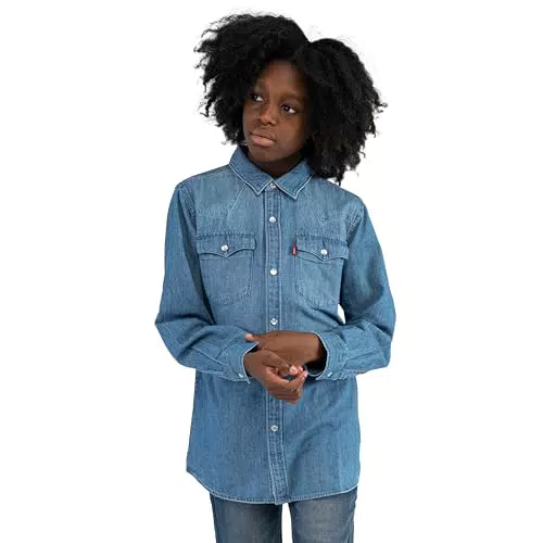 Levi's Lvb Barstow Western Shirt per Bambini e Ragazzi