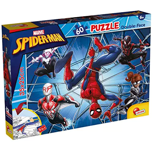 Lisciani Giochi Puzzle Marvel Spiderman DF M-Plus - Gioco Educativo 99634