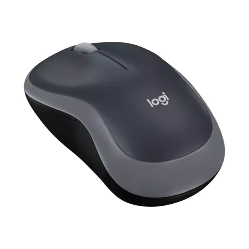 Logitech M185 Mouse Wireless 2,4 GHz con Ricevitore USB e Tracciamento Ottico 1000 DPI