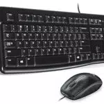 Logitech MK120 Combo Tastiera e Mouse con Filo per Windows QWERTZ
