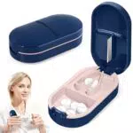 Lynjovu Taglia Pillole Portatile con Lama per Pillole Piccole e Grandi