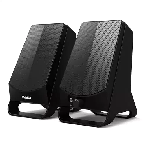 Majority DX10 Mini Casse USB 10W per Computer e TV - Altoparlanti Esterni