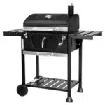 MasterCook Barbecue a Carbonella Professionale con Doppia Griglia e Coperchio