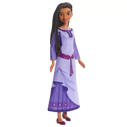 Mattel Disney Wish - Bambola Asha di Rosas Cantante con Personaggio Inclusa