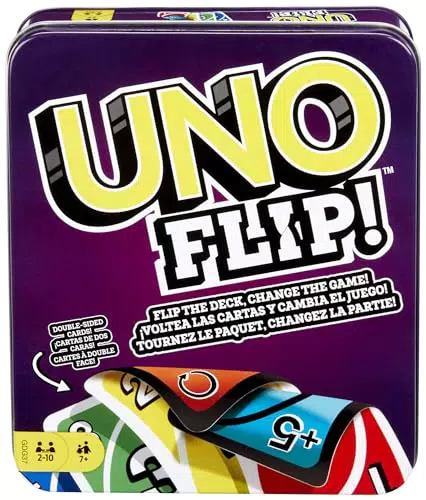 Mattel Games Uno Flip - Gioco di carte elettrizzante per tutta la famiglia
