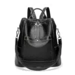 MEIWENMI Zaino Elegante Antifurto in PU Pelle per Viaggio e Tempo Libero