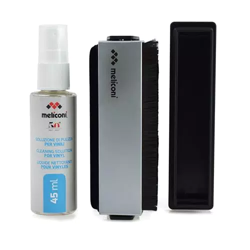 Meliconi Kit di Pulizia Professionale per Dischi Vinyl