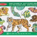 Melissa & Doug Jumbo Blocco da Colorare per Animali