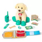 Melissa & Doug Cane da Guardia in Peluche con Attrezzatura di Salvataggio