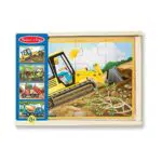 Melissa & Doug Puzzle in Legno Veicoli da Cantiere