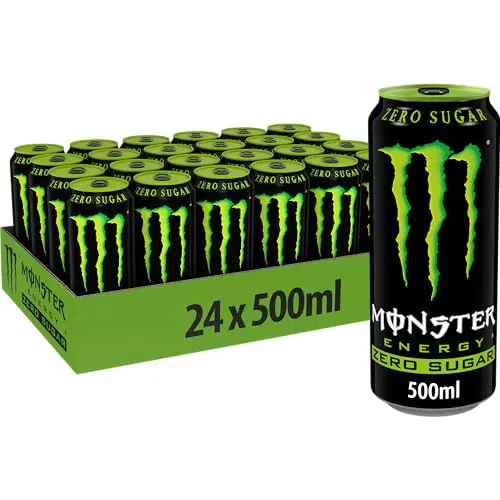 Monster Bevanda Energetica Zero con 180 mg di Caffeina, Senza Zuccheri