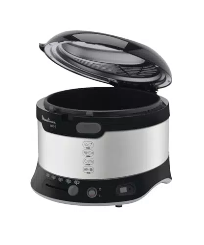 Moulinex AF179D Friggitrice Familiare Tradizionale in Acciaio Inox con Termostato