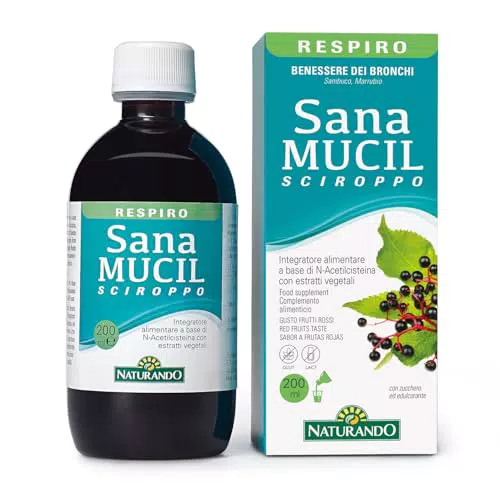 Naturando Sanamucil - Sciroppo per Fluidificare le Secrezioni Bronchiali