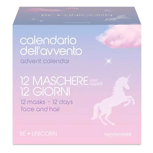 Naturaverde Be Unicorn - Gift Set 2024: Calendario Avvento per Bellezza e Cura