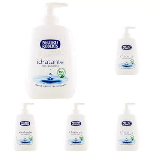 Neutro Roberts Sapone Liquido Idratante con Glicerina e Ingredienti Naturali