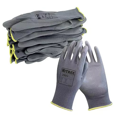 NITREX Guanti Protettivi Multiuso con Rivestimento in PU
