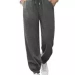 Niwicee Pantaloni Invernali Felpati da Jogging con Tasche e Coulisse