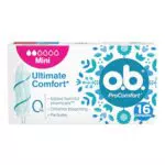 o.b. Assorbenti Interni ProComfort Mini - Tamponi per flusso leggero e primo utilizzo