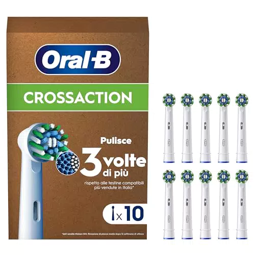 Oral-B Cross Action 10 Testine Spazzolino Elettrico