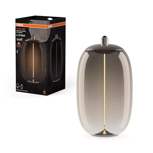 OSRAM Lampada Decorativa LED Vintage 1906 Big Elipse Oval E27 4W Bianco Caldo 1800K