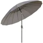 Outsunny Ombrellone da Giardino Inclinabile con Manovella per Esterni