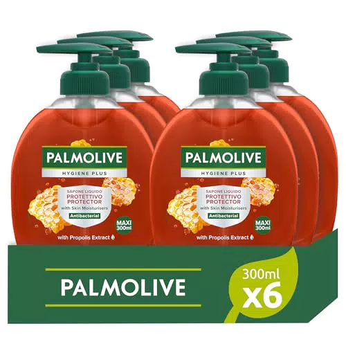 Palmolive Sapone Liquido Mani Hygiene Plus con Antibatterico Naturale