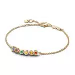 Pandora Bracciale Marvel placcato oro 14k con cristallo multicolore
