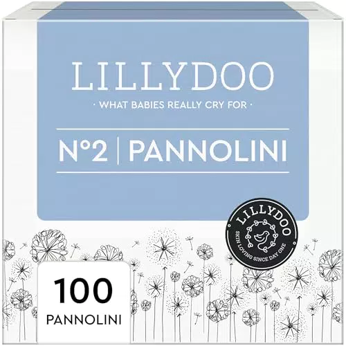 LILLYDOO Pannolini Delicati sulla Pelle - Pacco Scorta per Neonati
