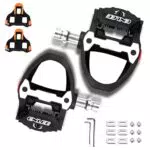 Pedali per Bicicletta SPD Compatibili S-P-D-SL in Nylon e Acciaio al Cromolibdeno