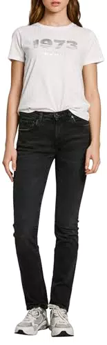 Pepe Jeans Slim Jeans MW Pl204589 per Donna