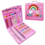 Peppa Pig Valigetta Colori per Bambini - Kit Disegno e Attività Creative