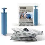 Perfetto Kit Riducispazio con Aspiratore Manuale - Soluzione Salvaspazio Efficace