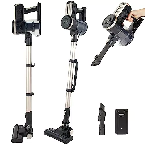 Petra PF01625VDE Aspirapolvere Turbo-Contenitore Portatile con Spazzola Motorizzata